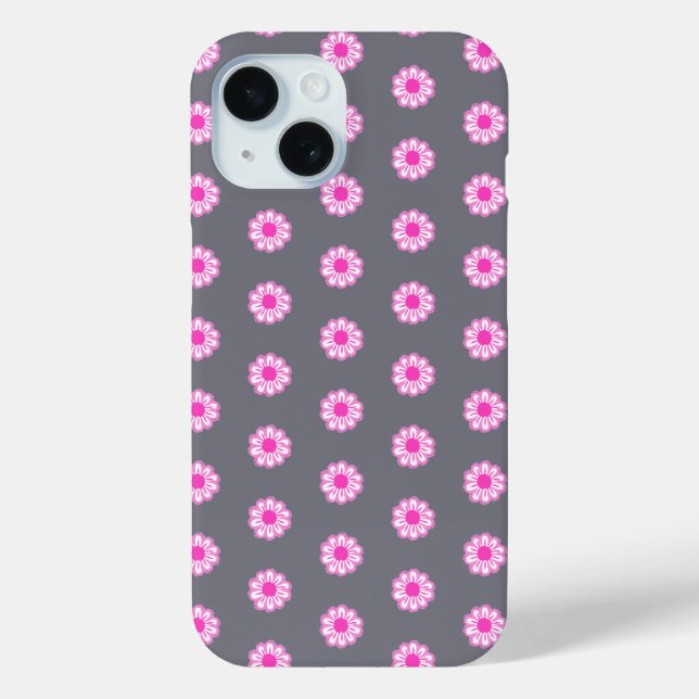 Süßes Blumenmuster Case-Mate iPhone Hülle (Rückseite)