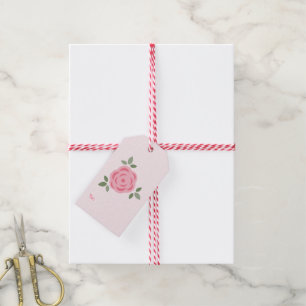 Süßes Blumenmuster Geschenkanhänger