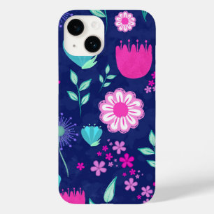 Süßes Blumenmuster Hintergrund Case-Mate iPhone 14 Hülle
