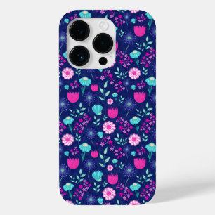 Süßes Blumenmuster Hintergrund Case-Mate iPhone 14 Pro Hülle