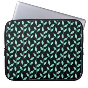 Süßes Blumenmuster Hintergrund Laptopschutzhülle