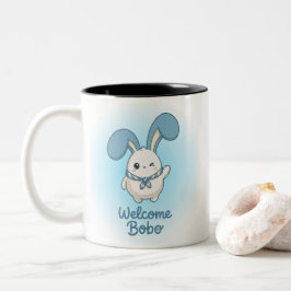 Süßes Bobo Bunny personalisierter Becher - Kawaii  Zweifarbige Tasse