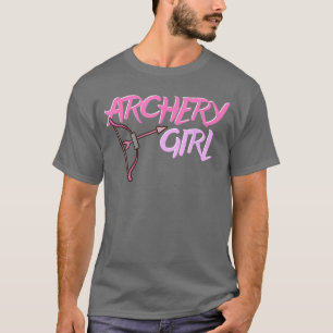 Süßes Bogenschieß-Mädchen-Geschenk Bogen Pfeil Mäd T-Shirt