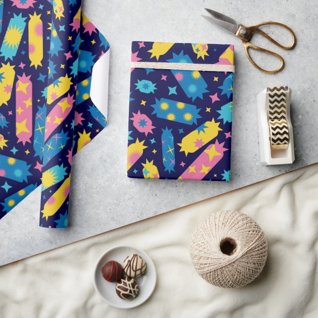 Süßes Bonbons. Geschenkpapier (Kunsthandwerk)