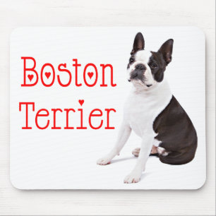 Süßes Boston-Terrier-Geschenk Welpen-Hund Liebhabe Mousepad
