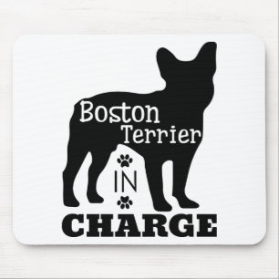 Süßes Boston-Terrier-Geschenk Welpen-Hund Liebhabe Mousepad