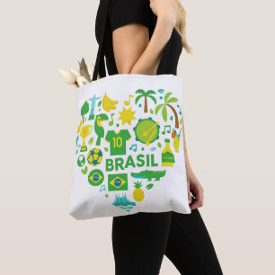 Süßes Brasilien-Herz – Brasilien-Souvenir, Geschen