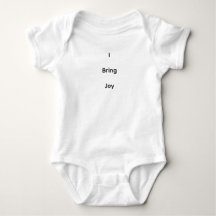 Süßes "Bring Joy" Baby-Body – Reizender Säugling O