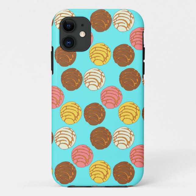 Süßes Brot mexikanischer Pan Dulce Conchas Case-Mate iPhone Hülle (Rückseite)