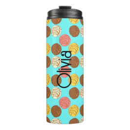 Süßes Brot mexikanischer Pan Dulce Conchas Thermosbecher