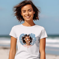 Süßes Buchliebhaber individuell Foto T-Shirt
