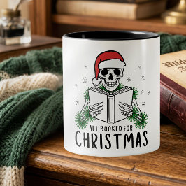Süßes Buchliebhaber-Weihnachtsgeschenk  Zweifarbige Tasse