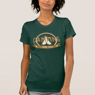 Süßes Camping-Zelt-Banner Camper T-Shirt