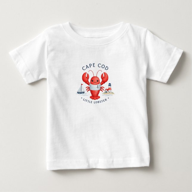 Süßes Cape Cod Hummer Baby T-Shirt | Cape Cod (Vorderseite)