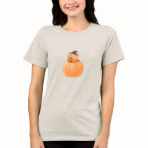 Süßes Capybara-Kürbis-Halloween-T-Shirt