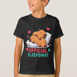 Süßes Capybara Offizielles Sleepshirt Cozy Sleep V T-Shirt