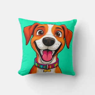 Süßes Cartoon-Hund Haustierliebhaber Geschenk für  Kissen