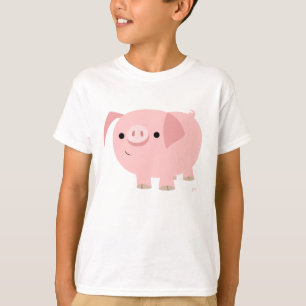 Süßes Cartoon-Schwein Kinder T-Shirt
