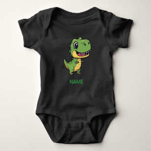 Süßes Cartoon-T-Rex-Dinosaurier-Kinder-T-Shirt Baby Strampler