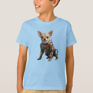 Süßes Chihuahua-Roboter-Kinder-T-Shirt T-Shirt