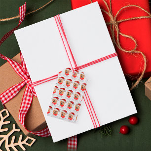 Süßes Chow-Chow-Hund Weihnachtsmuster Geschenkanhänger