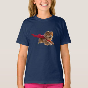 Süßes Chow-Chow-Superhelden-Kinder-T-Shirt T-Shirt