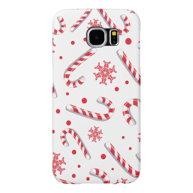 Süßes Christmassy Süßigkeits-Bar-Muster Case-Mate Samsung Galaxy Hülle (Rückseite)