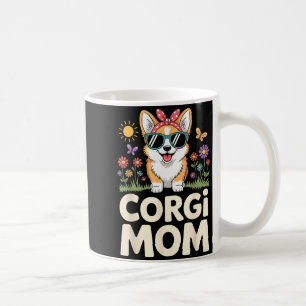Süßes Corgi-Design für Frauen Mädchen Mutter Hund Kaffeetasse