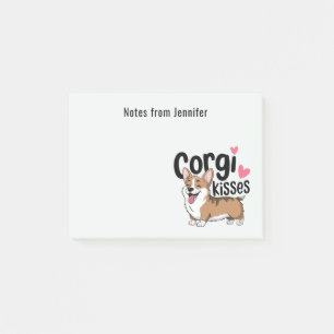 Süßes Corgi-Mutter-Geschenk Cartoon-Hundeliebhaber Post-it Klebezettel