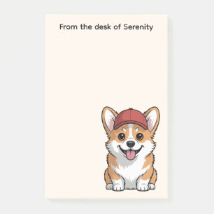 Süßes Corgi-Mutter-Geschenk Cartoon-Hundeliebhaber Post-it Klebezettel