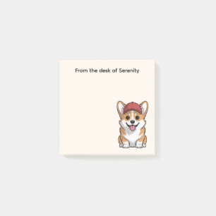 Süßes Corgi-Mutter-Geschenk Cartoon-Hundeliebhaber Post-it Klebezettel