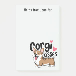 Süßes Corgi-Mutter-Geschenk Cartoon-Hundeliebhaber Post-it Klebezettel