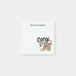 Süßes Corgi-Mutter-Geschenk Cartoon-Hundeliebhaber Post-it Klebezettel