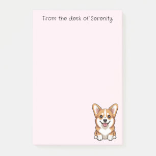 Süßes Corgi-Mutter-Geschenk für Hunde-Liebhaber Post-it Klebezettel