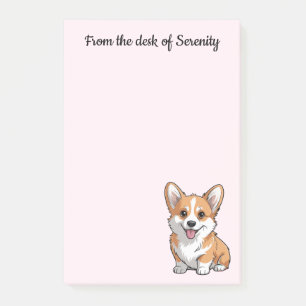 Süßes Corgi-Mutter-Geschenk für Hunde-Liebhaber Post-it Klebezettel