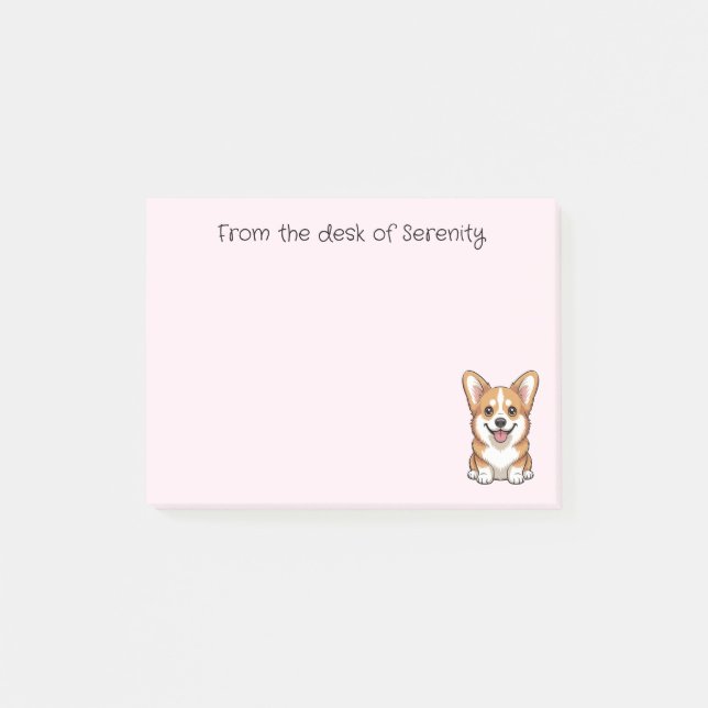 Süßes Corgi-Mutter-Geschenk für Hunde-Liebhaber Post-it Klebezettel (Vorderseite)