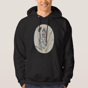 Süßes Cottagecore Botanisches Blumen Biene Wasserf Hoodie
