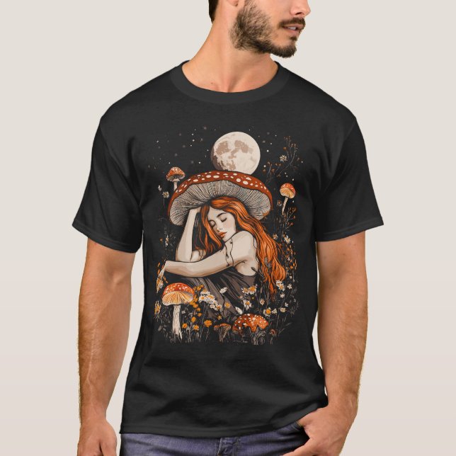 Süßes Cottagecore-Pilz T-Shirt (Vorderseite)