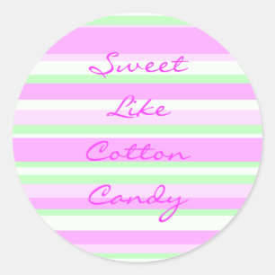 Süßes Cotton Candy Sticker