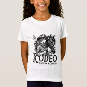 süßes Cowgirl-Design  T-Shirt