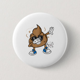Süßes Dabbing-Kot-Shirt - Lustiges Emoticon Ich Ha Button