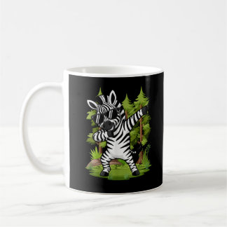 Süßes Dabbing-Zebra Lustiger Zebra-Tanz Tier  Kaffeetasse