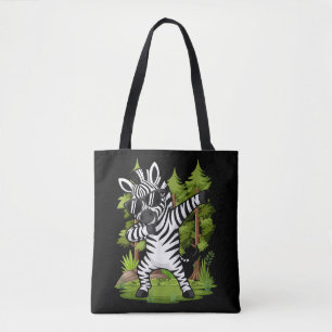 Süßes Dabbing-Zebra Lustiges Zebra-Tanz-Tier