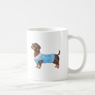 Süßes Dachshund-Tassendesign Kaffeetasse