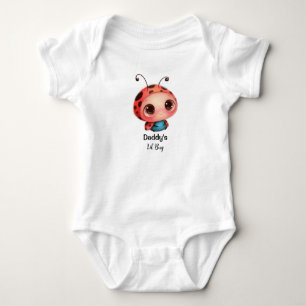 Süßes Daddy's Little Bug Baby Bodysuit Strampler