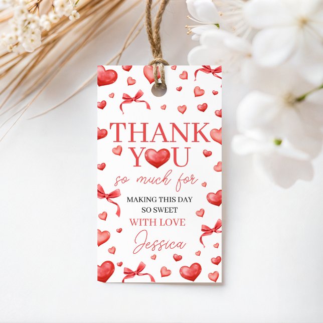 Süßes Dankeschön-Geschenk-Anhänger Geschenkanhänger (Von Creator hochgeladen)