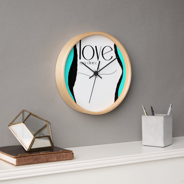 süßes Design Mädchen Uhr (Büro)