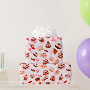 Süßes Dessert-Einwickelpapier Geschenkpapier