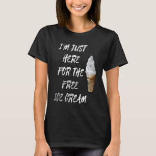 Süßes Dessert Gelato hier nur wegen dem kostenlose T-Shirt