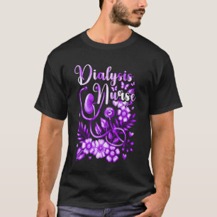 Süßes Dialyse-Krankenschwester-Shirt für Frauen Ne T-Shirt